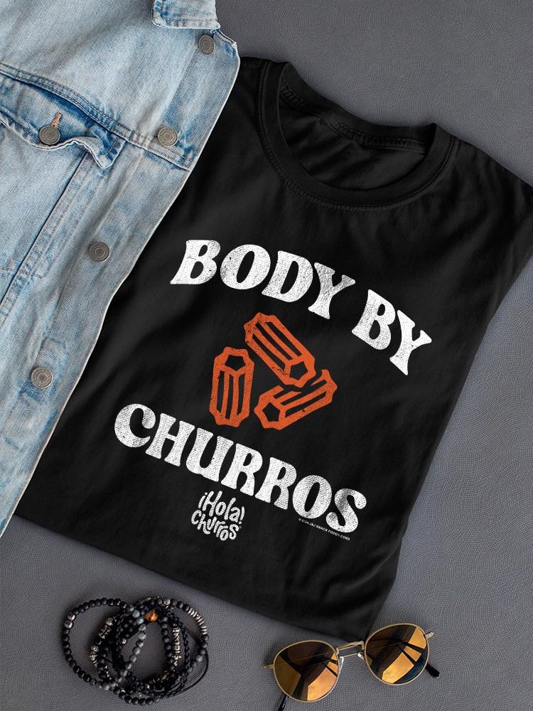 Officially Licensed Hola Churro Funny Body By Churros Retro-Inspired Women's T-shirt