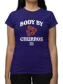 Officially Licensed Hola Churro Funny Body By Churros Retro-Inspired Women's T-shirt
