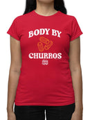 Officially Licensed Hola Churro Funny Body By Churros Retro-Inspired Women's T-shirt
