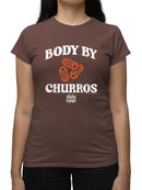 Officially Licensed Hola Churro Funny Body By Churros Retro-Inspired Women's T-shirt