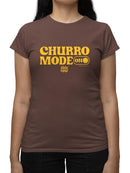 Officially Licensed Hola Churro Churro Mode On Bold Retro Women's T-shirt