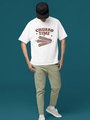 Officially Licensed Hola Churro Churro Time Retro Starry Snack Men's T-shirt