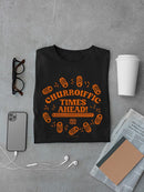 Officially Licensed Hola Churro Churroiffic Times Ahead Fun Snack Graphic Men's T-shirt