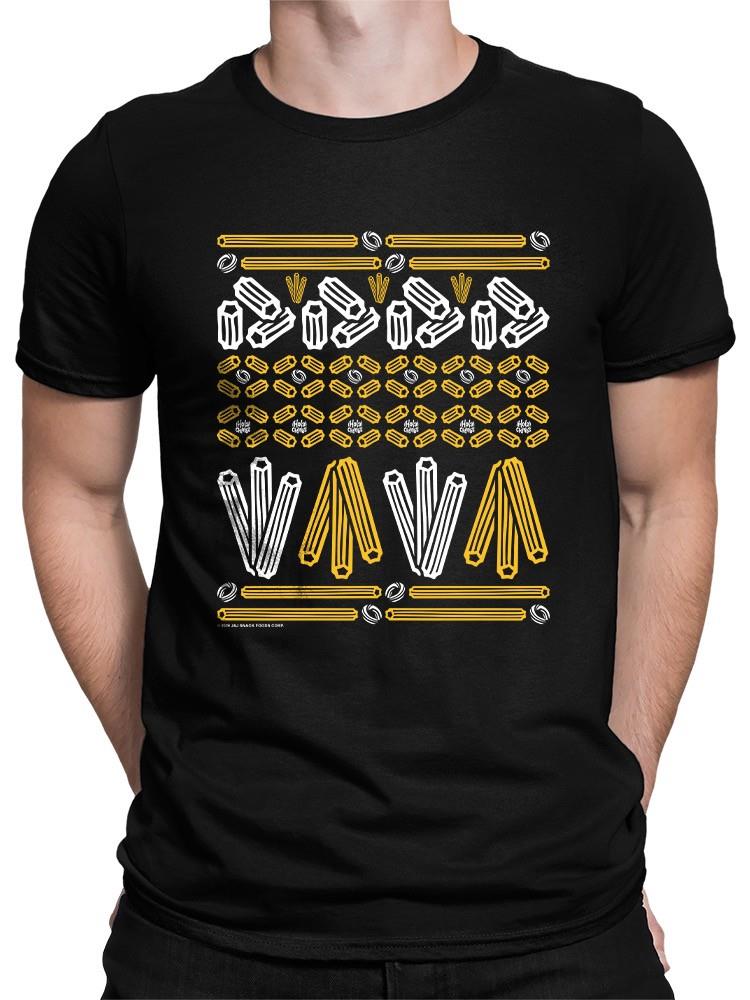 Officially Licensed Hola Churro Churro Pattern Fiesta Print Graphic Men's T-shirt