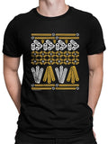 Officially Licensed Hola Churro Churro Pattern Fiesta Print Graphic Men's T-shirt