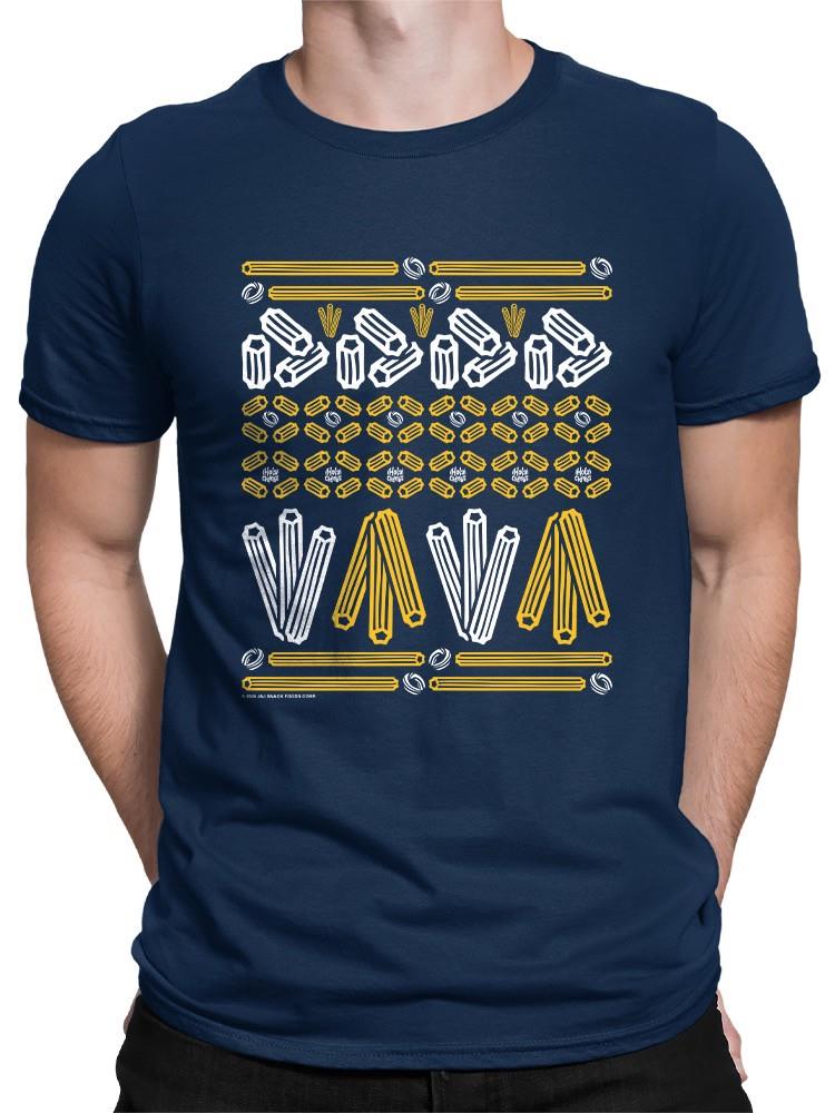 Officially Licensed Hola Churro Churro Pattern Fiesta Print Graphic Men's T-shirt