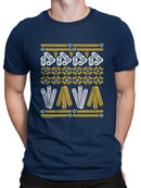 Officially Licensed Hola Churro Churro Pattern Fiesta Print Graphic Men's T-shirt