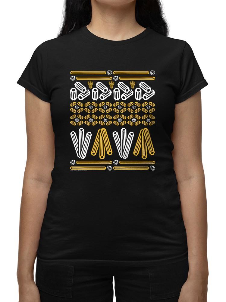 Officially Licensed Hola Churro Churro Pattern Fiesta Print Women's T-shirt