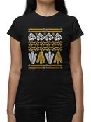 Officially Licensed Hola Churro Churro Pattern Fiesta Print Women's T-shirt