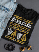 Officially Licensed Hola Churro Churro Pattern Fiesta Print Women's T-shirt