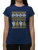 Officially Licensed Hola Churro Churro Pattern Fiesta Print Women's T-shirt