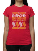 Officially Licensed Hola Churro Churro Pattern Fiesta Print Women's T-shirt