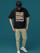 Officially Licensed Hola Churro Colorful Churro  Art - Fun Graphic Print Men's T-shirt