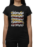 Officially Licensed Hola Churro Colorful Churro Art Fun Print  Women's T-shirt