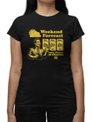 Officially Licensed Hola Churro Weekend Forecast Churro Fun Women's T-shirt