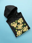 Officially Licensed ICEE Fun, Festive, And Shamrock-Themed Bear Men's Hoodie