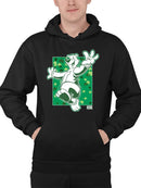 Officially Licensed ICEE Shamrock's Fun - Lucky St.Patrick's Day Graphic Men's Hoodie