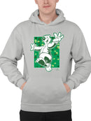 Officially Licensed ICEE Shamrock's Fun - Lucky St.Patrick's Day Graphic Men's Hoodie