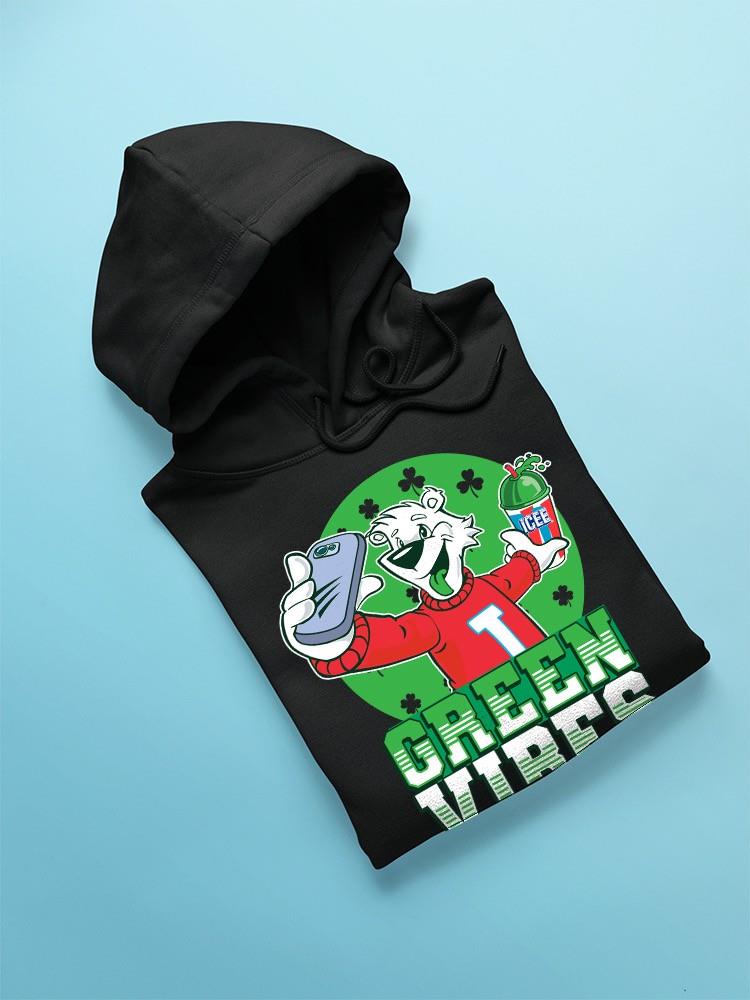 Officially Licensed ICEE Green Vibes Only - Festive St. Patrick's Fun Day  Men's Hoodie