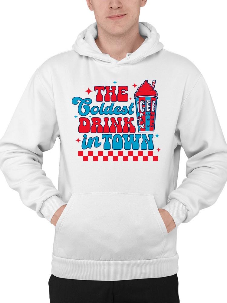Officially Licensed ICEE Coolest Beverage Graphic - Retro Chill Graphic Men's Hoodie