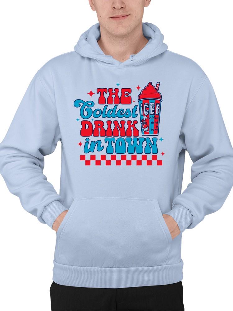Officially Licensed ICEE Coolest Beverage Graphic - Retro Chill Graphic Men's Hoodie