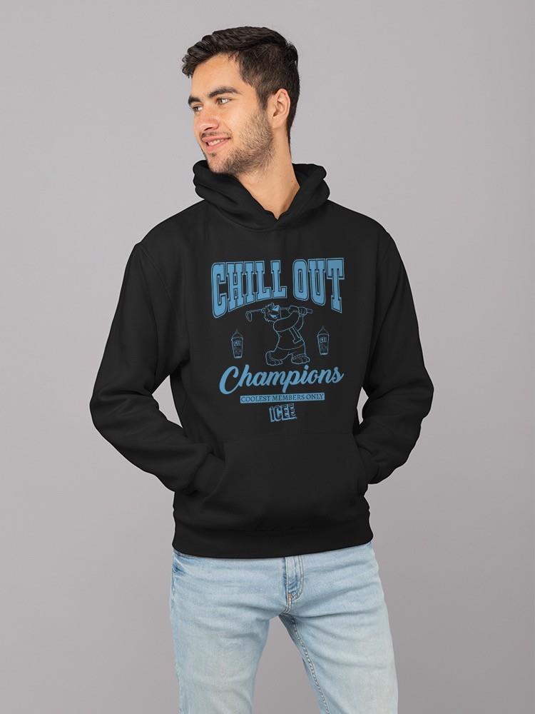 Officially Licensed ICEE Chill Out Champions - Cool Golf Club Design Men's Hoodie