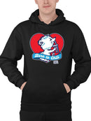 Officially Licensed ICEE Born To Chill Heart - Cozy Polar-Bear Graphic Men's Hoodie