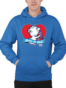 Officially Licensed ICEE Born To Chill Heart - Cozy Polar-Bear Graphic Men's Hoodie