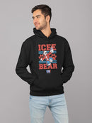 Officially Licensed ICEE Bear Paws Graphic - Cool And Bold Vintage Style Men's Hoodie