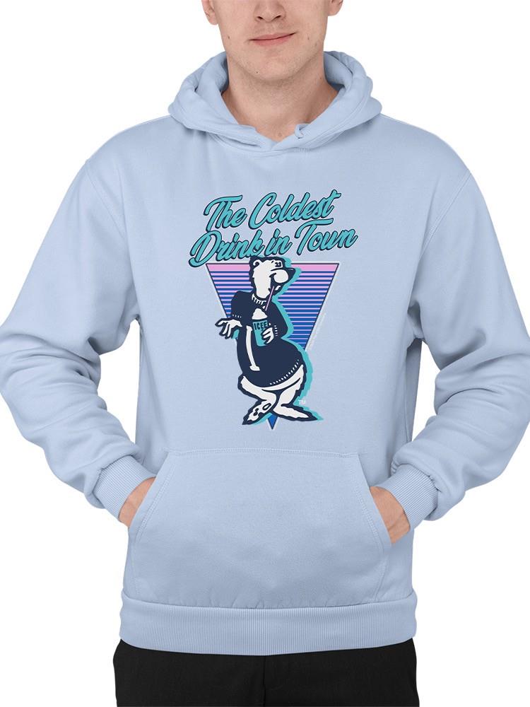 Officially Licensed ICEE Chill Vibes Triangle - Retro Cool Bear Graphic Men's Hoodie