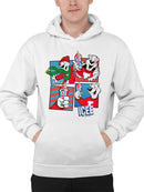 Officially Licensed ICEE Winter Chill Fun - Bear Seasonal Collage Men's Hoodie