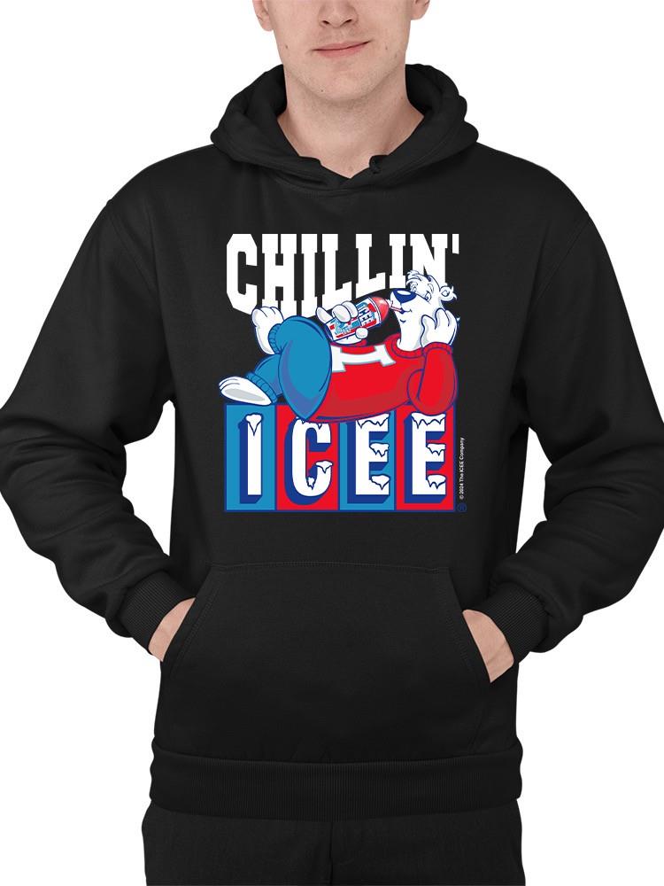 Officially Licensed ICEE Relaxed Chill Mode - Bear Fun Graphic Men's Hoodie