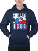 Officially Licensed ICEE Relaxed Chill Mode - Bear Fun Graphic Men's Hoodie