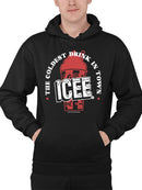Officially Licensed ICEE Frosty Wave Delight - Coldest Drink Town Graphic Men's Hoodie
