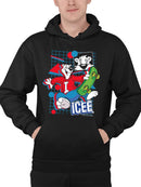 Officially Licensed ICEE Skate Frost Rider Style - Fun Graphic Bear Men's Hoodie