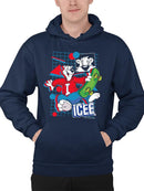 Officially Licensed ICEE Skate Frost Rider Style - Fun Graphic Bear Men's Hoodie