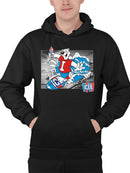 Officially Licensed ICEE Surfing Bear - Arctic Wave Chill Graphic Men's Hoodie