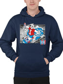 Officially Licensed ICEE Surfing Bear - Arctic Wave Chill Graphic Men's Hoodie