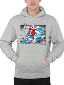 Officially Licensed ICEE Surfing Bear - Arctic Wave Chill Graphic Men's Hoodie