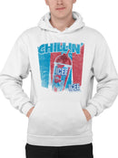 Officially Licensed ICEE Chillin' Trendy Drink - Retro Beverage Graphic  Men's Hoodie