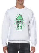 Officially Licensed ICEE Shamrock's Delight - Cool St. Patrick's Day Men's Sweatshirt