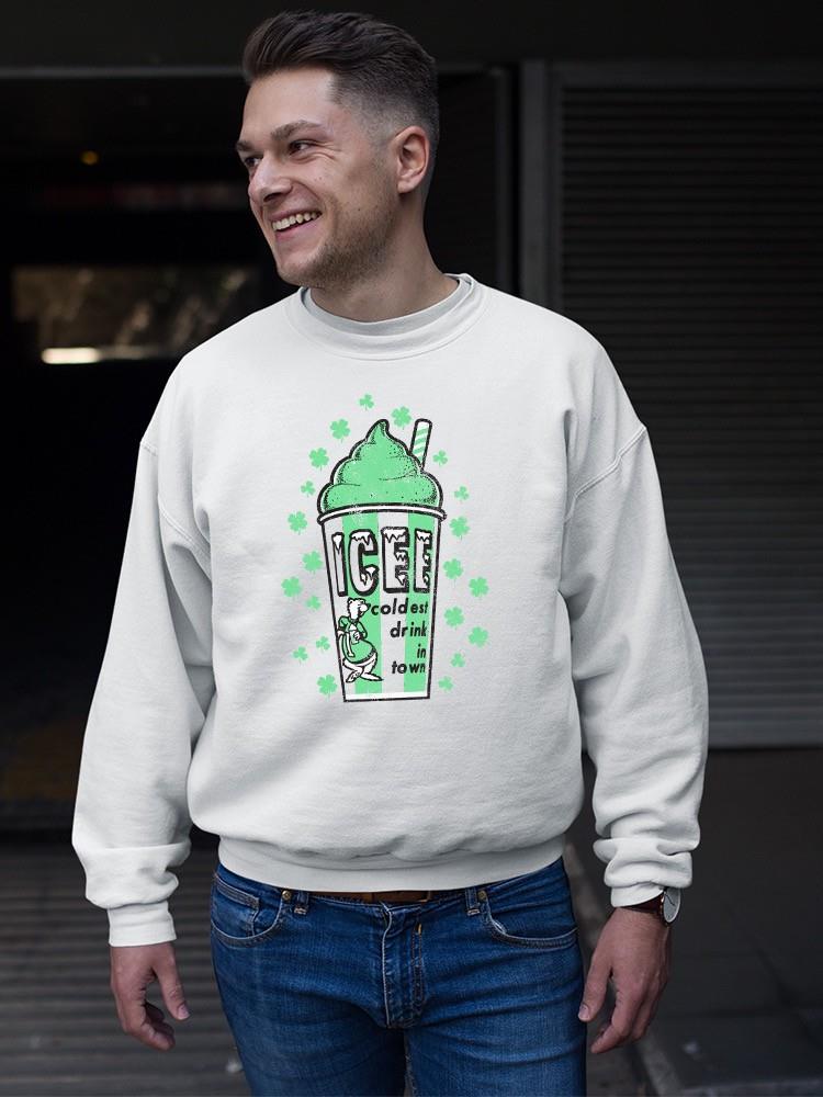 Officially Licensed ICEE Shamrock's Delight - Cool St. Patrick's Day Men's Sweatshirt