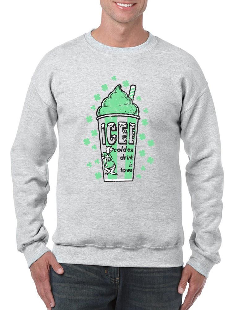 Officially Licensed ICEE Shamrock's Delight - Cool St. Patrick's Day Men's Sweatshirt