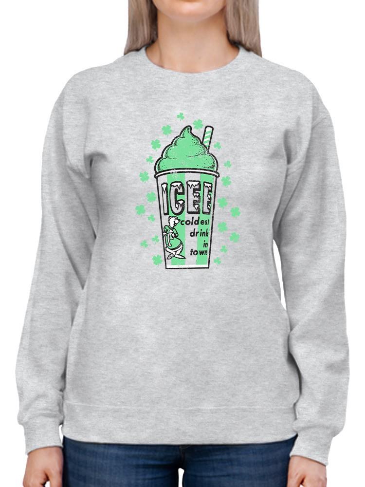 Officially Licensed ICEE Shamrock's Delight - Cool St. Patrick's Day Women's Sweatshirt