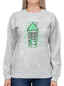 Officially Licensed ICEE Shamrock's Delight - Cool St. Patrick's Day Women's Sweatshirt