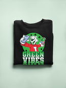 Officially Licensed ICEE Green Vibes Only - Festive St. Patrick's Fun Day Men's Sweatshirt