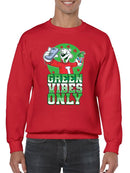 Officially Licensed ICEE Green Vibes Only - Festive St. Patrick's Fun Day Men's Sweatshirt