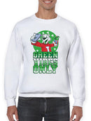 Officially Licensed ICEE Green Vibes Only - Festive St. Patrick's Fun Day Men's Sweatshirt