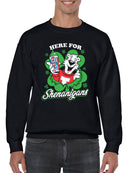 Officially Licensed ICEE Here For Shenanigans - St. Patrick's Day Men's Sweatshirt