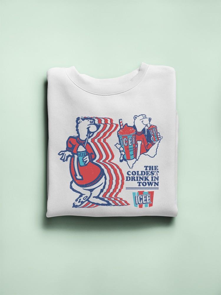 Officially Licensed ICEE Retro Vibes - The Coldest Drink In Town Women's Sweatshirt